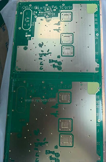Controlled-depth milling high frequency PCB